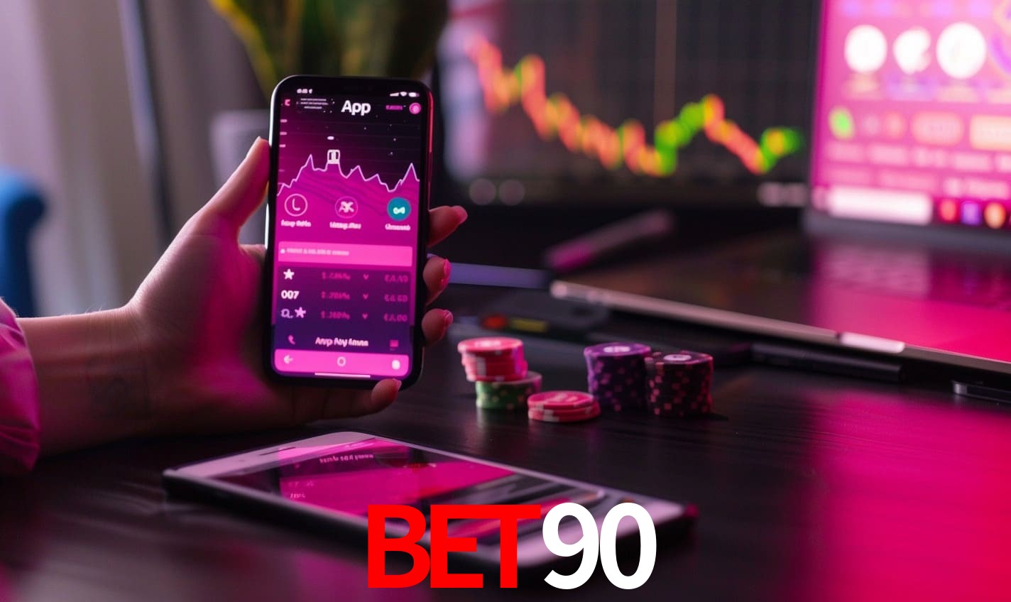 Comparação APP mobile vs versão web da BET90